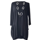 By JJ 3/4 Sleeve Two Pocket Tunic-IT-193
