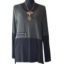 By JJ Color Block Tunic-IT-195