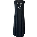 Kozan Black Crinkle Claire Dress-CV-1257-BLKCRNK