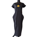 Kozan Black Vertical Otto Dress-IL-1380-BLKVRTCL