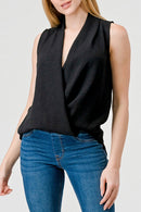 Heimious Surplice Sleeveless Top-WT680