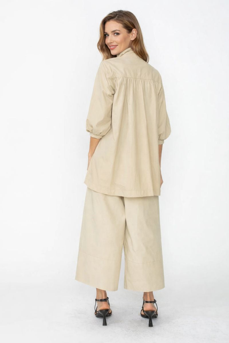 IC Collection Nylon Elastic Waist Pant-C1069P