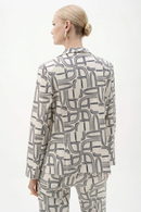 Joseph Ribkoff Millennium Geometric Print Straight-Cut Jacket-262047