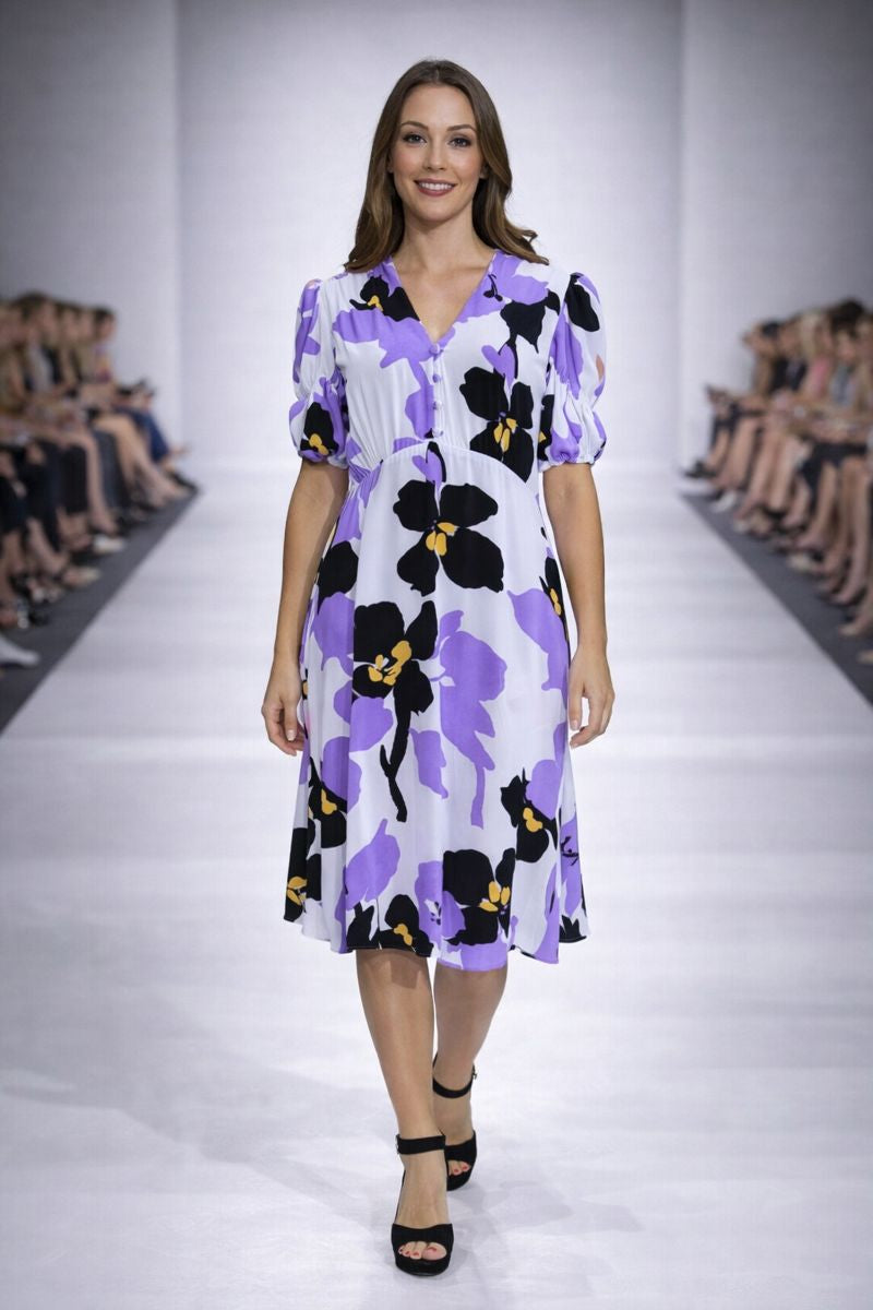 Joseph Ribkoff Floral Dress-JR-222257