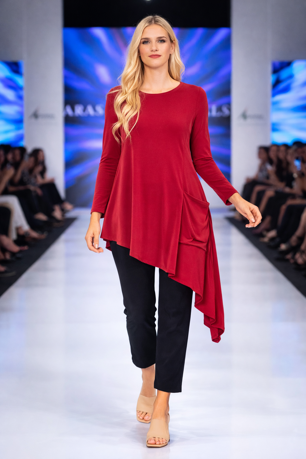 IC Collection Asymmetric Tunic-IC-2718T