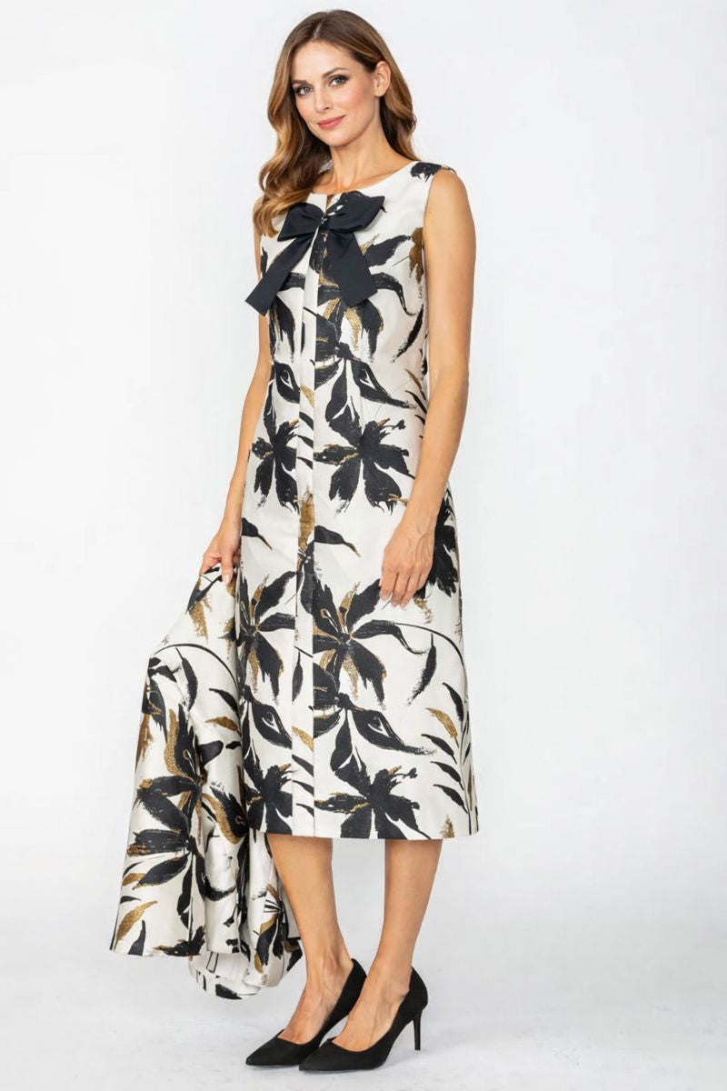 IC Collection Bow Tie Dress-7776D