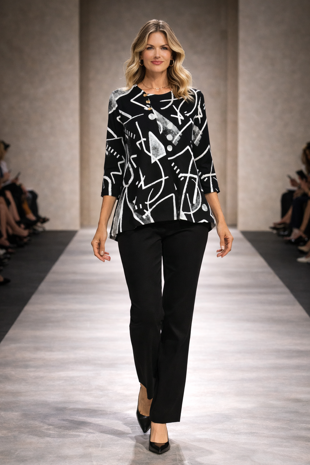 Jess & Jane Asymmetric Neck Top-TY4-2192-ARTSKOOL