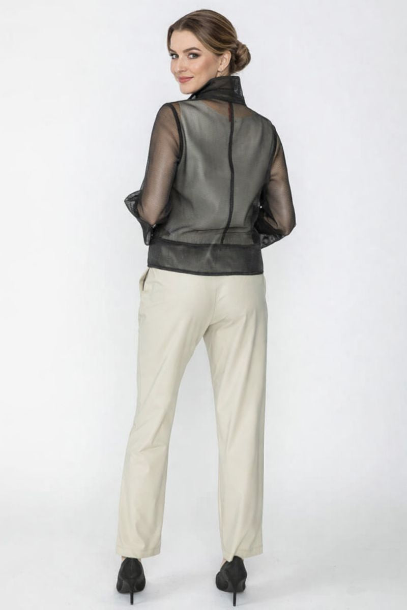 IC Collection Net Short Boxy Jacket-7661J