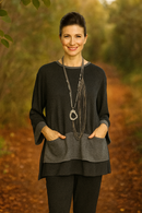 IC Collection Soft Knit Tunic Top IC-8437T