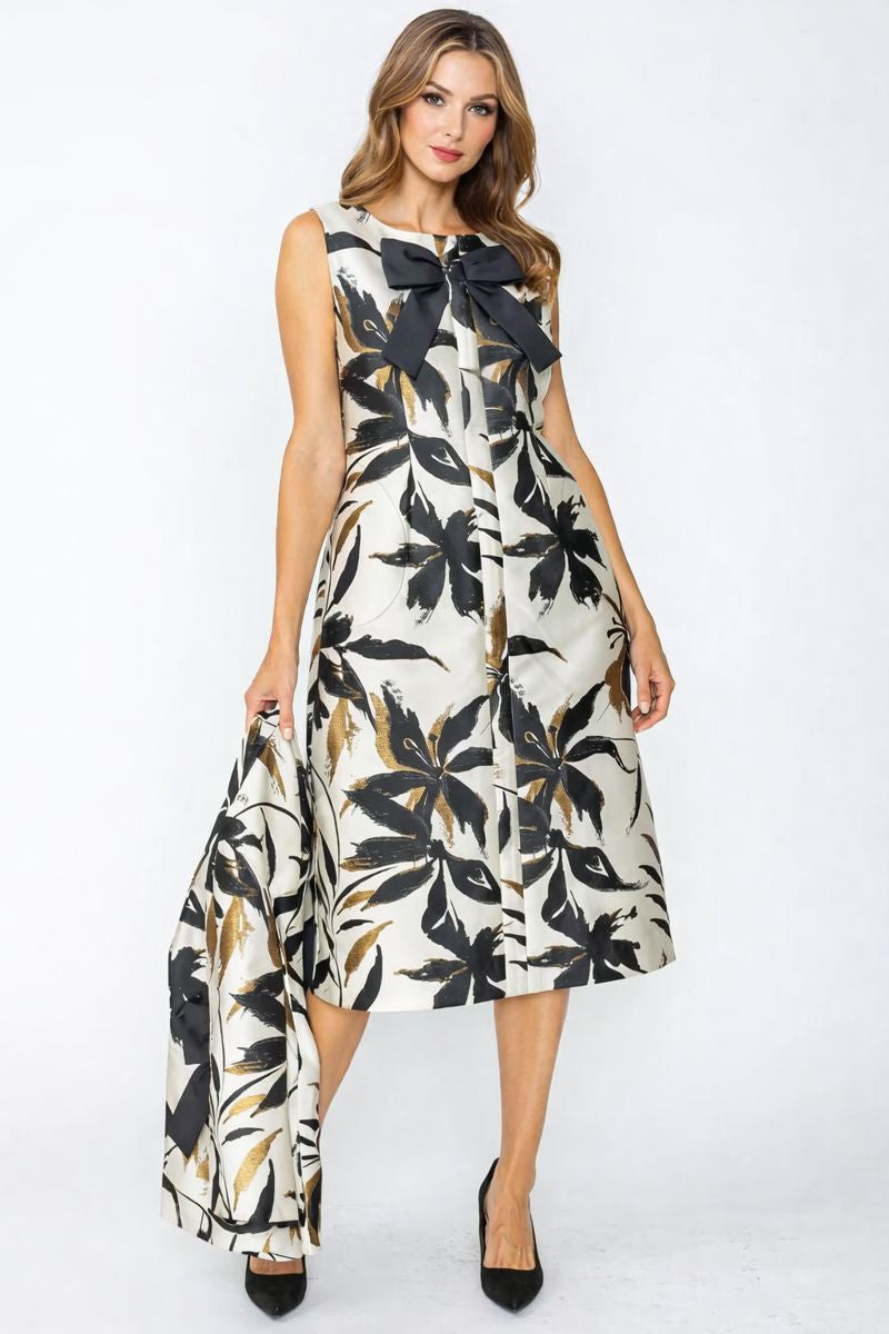 IC Collection Bow Tie Dress-7776D