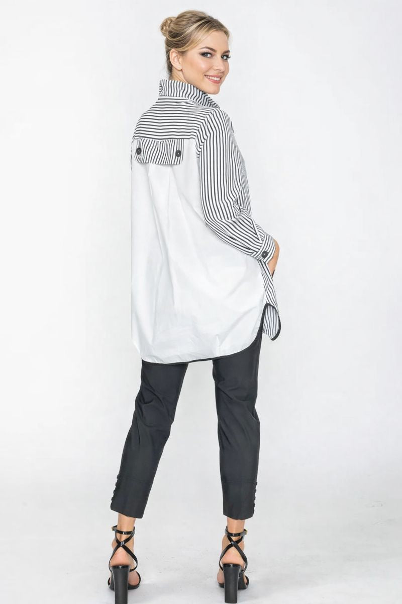 IC Collection Front Zipper Top Jacket 7830J