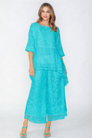 IC Collection Mesh Hem Tunic-7798T