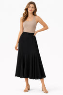 IC Collection Flowy Ruffle-Hem Midi Skirt-1350S