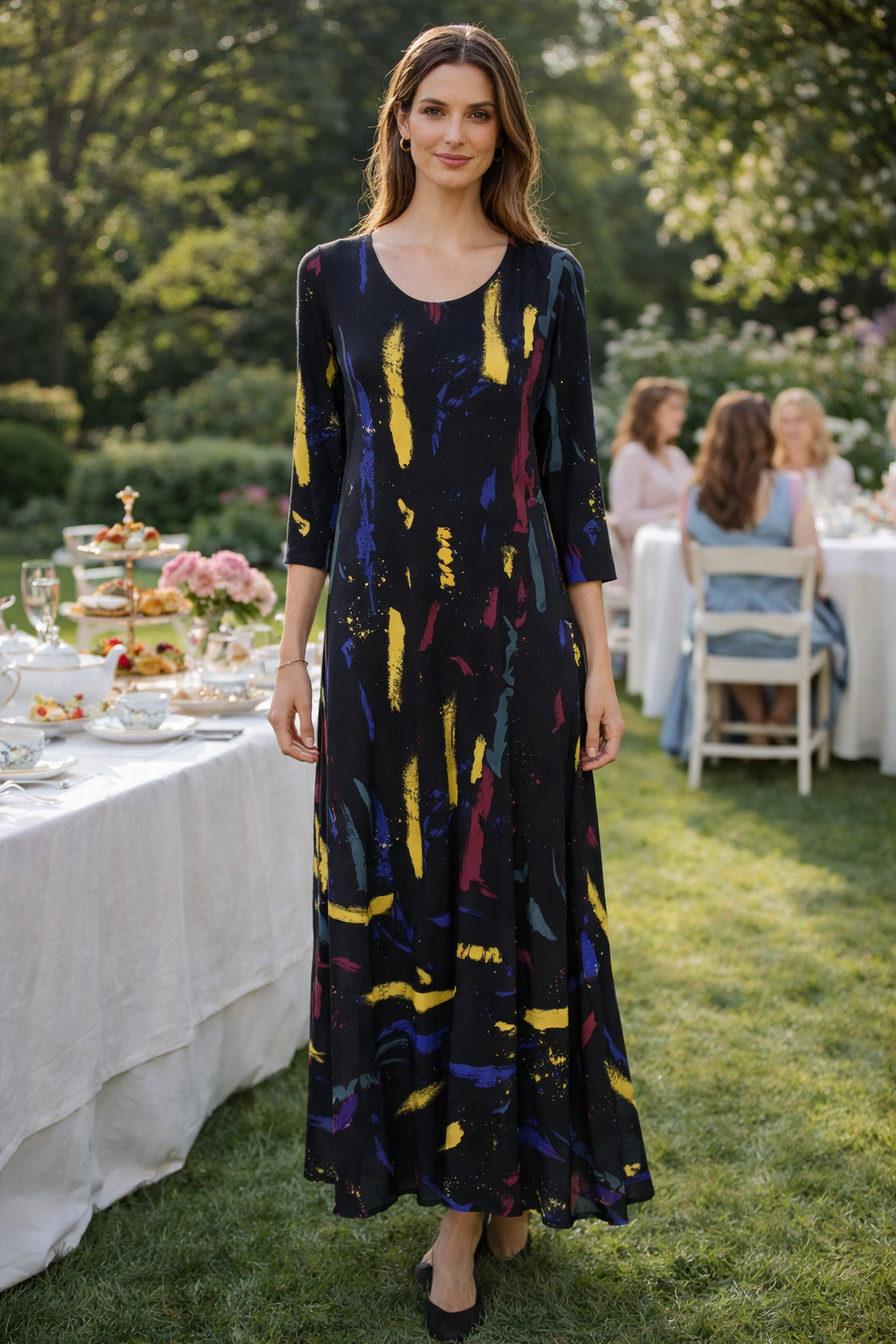 Kozan Demi Dress Warhol Print - Plus Size Tunic Dress | Unique Apparel USA