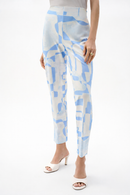 Joseph Ribkoff Silky Knit Geometric Print Straight Leg Pull-On Pants-262131