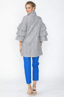 IC Collection Ruffle Sleeve Blouse-7448B