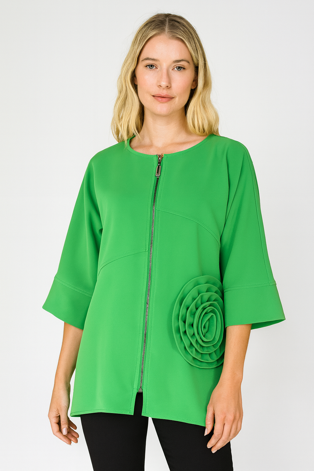 IC Collection Rose Piece Top/Jacket-IC-5862T