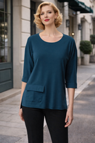 Joseph Ribkoff Dolman Sleeve Boxy Top | Unique Apparel USA