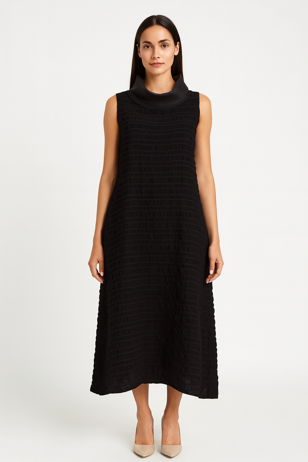 IC Collection Sleeveless Organdy Dress 4707D