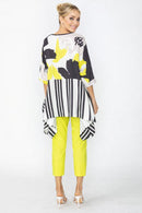 IC Collection Tunic With Mixed Print-7862T