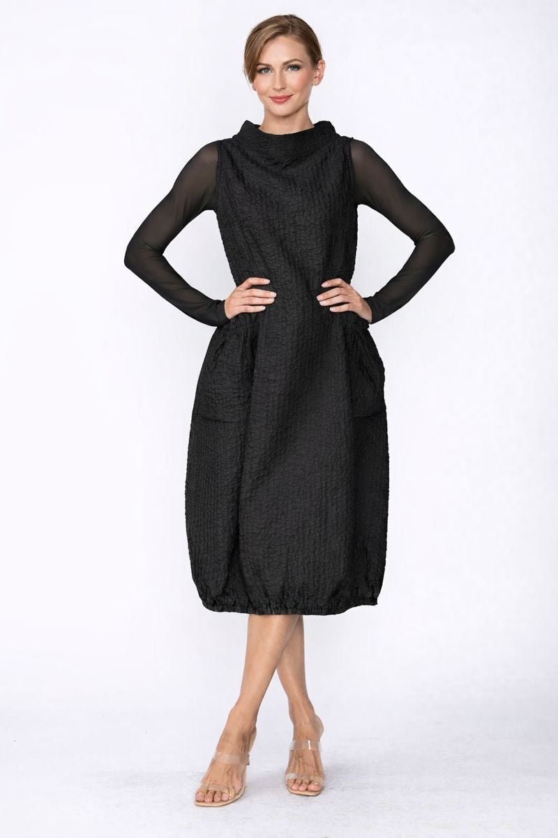 IC Collection Sleeveless Balloon Dress-7692D