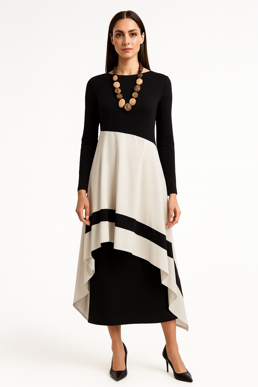 IC Collection Fashion Forward Dress-IC-5610D-C