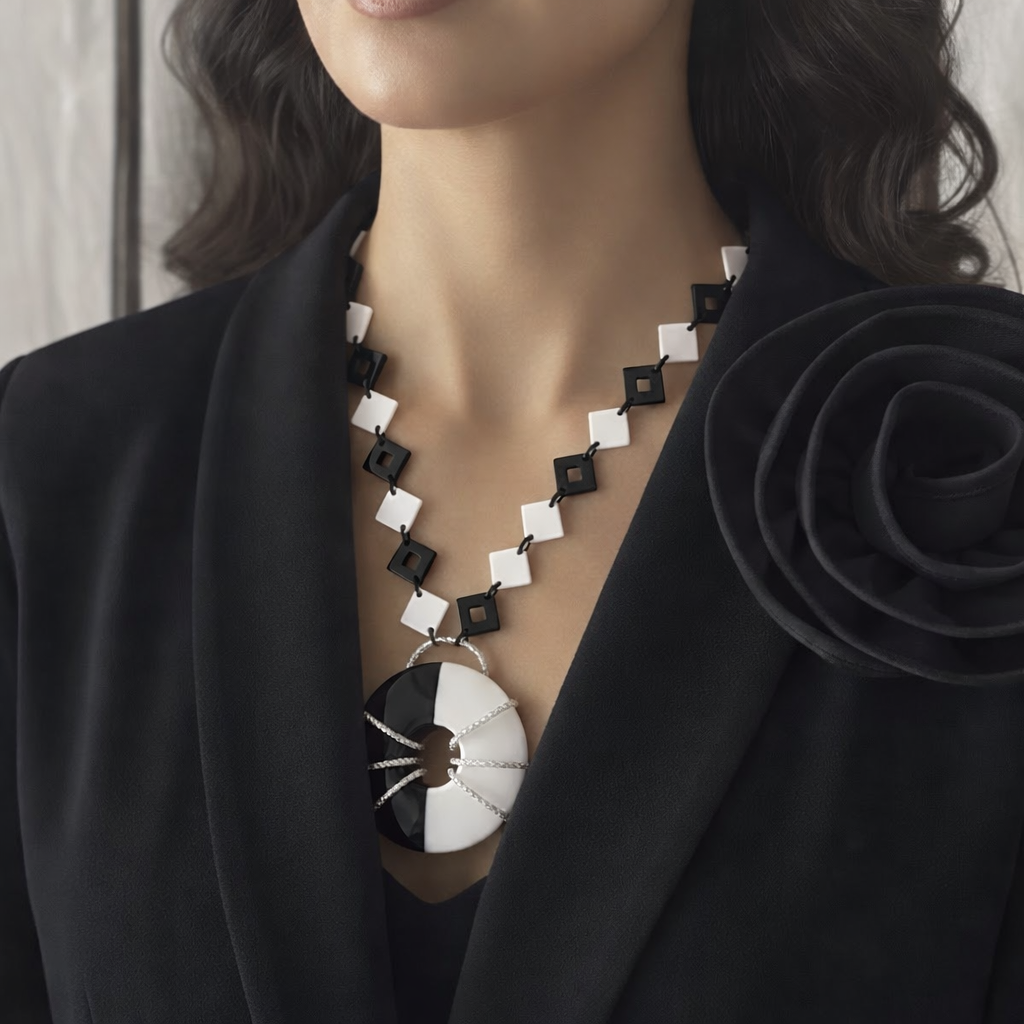 OC Hand Made Artist Necklace-NKL476