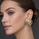 Jeff Lieb Spiral Earrings-19501