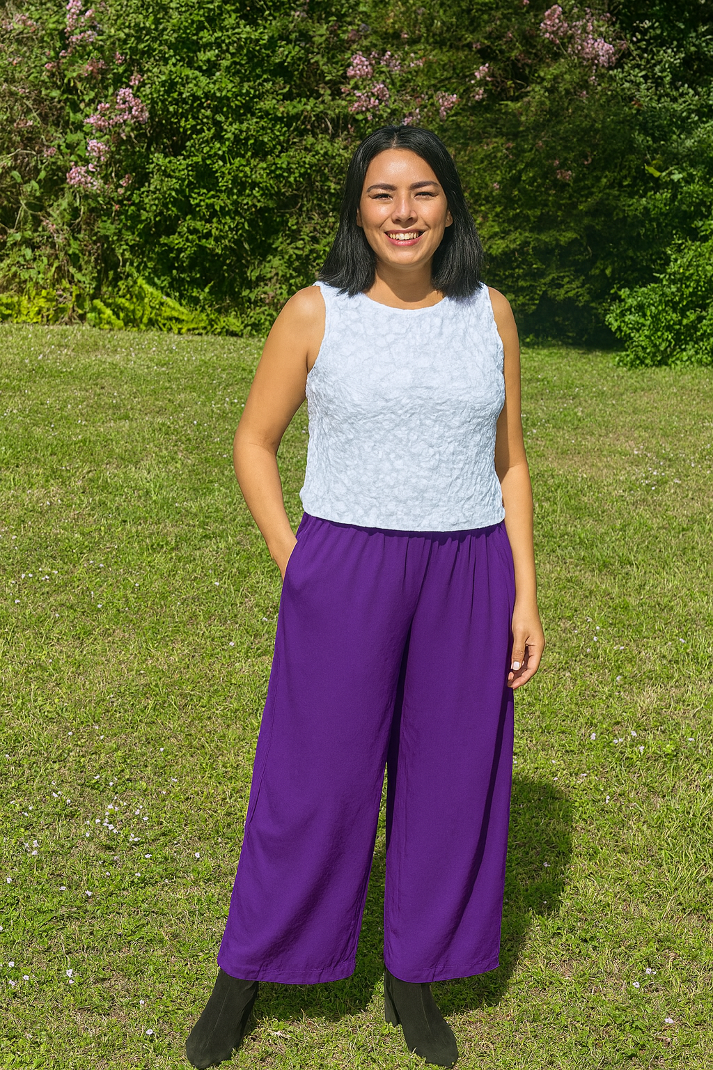 IC Collection Fashion Draped Pant-IC-5562P