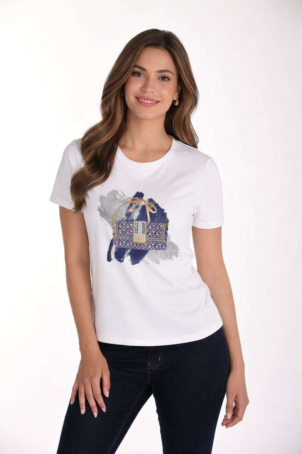 Frank Lyman Chic Handbag Tee-266583