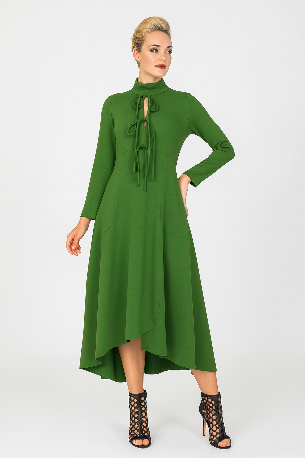 IC Collection Elegance Asymmetrical Dress-IC-4746D