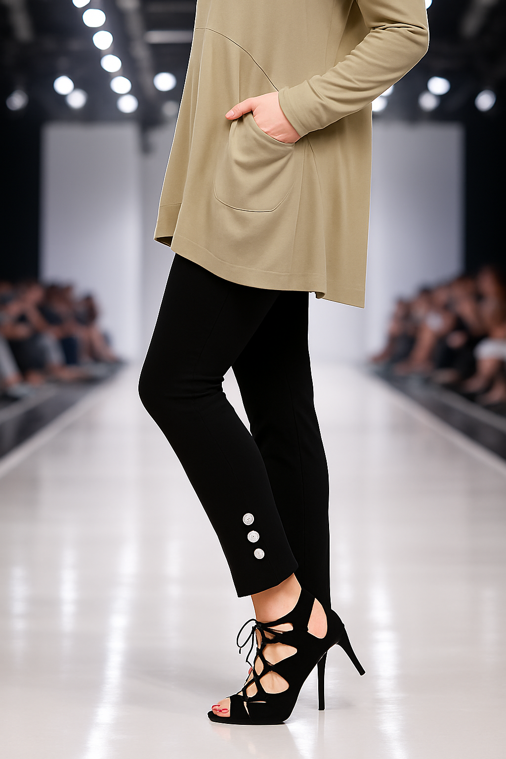 Comfy USA 5 Button Leggings-M279