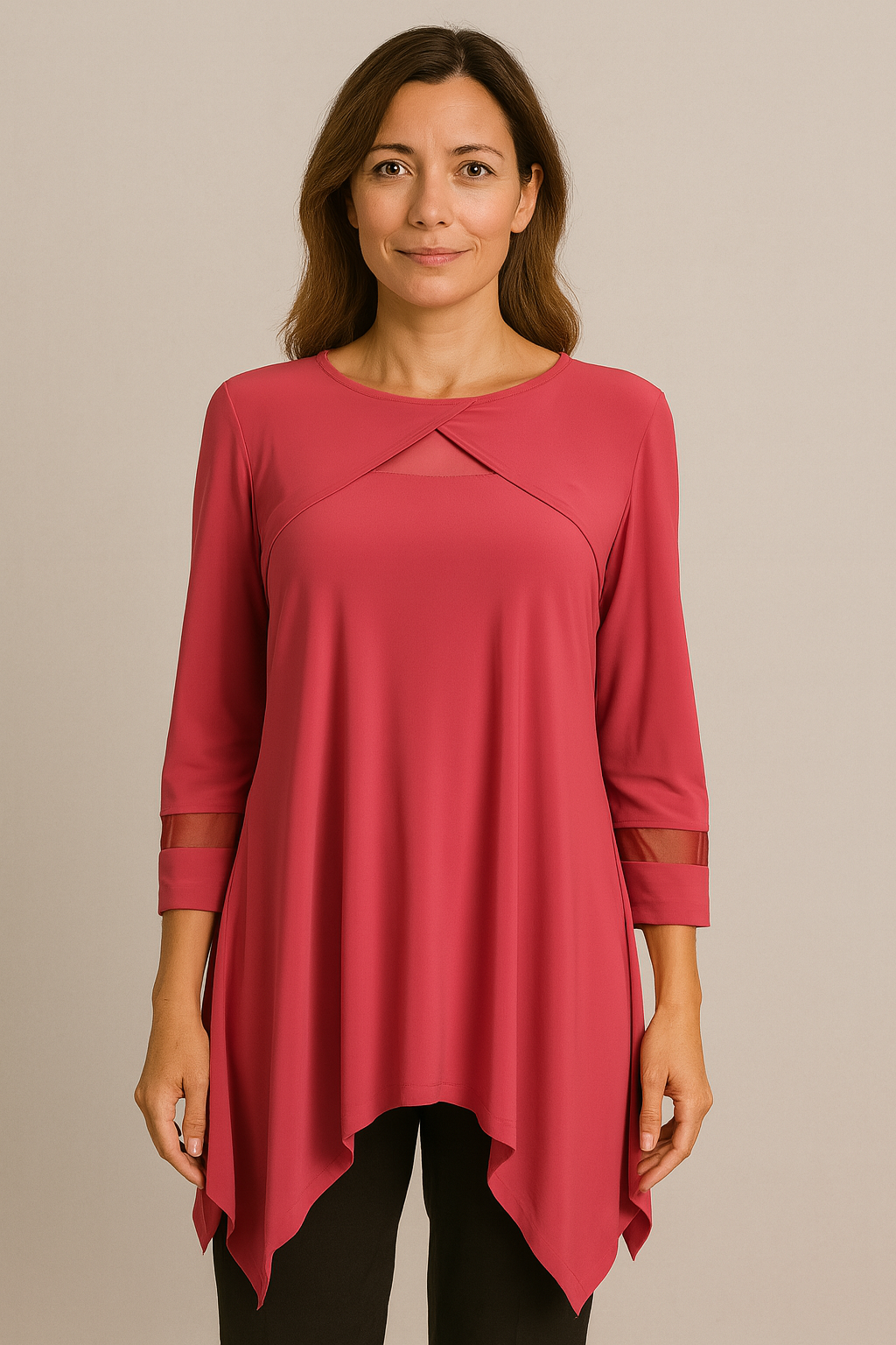 By JJ Asymmetrical Tunic-IT-168