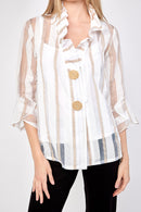 Frank Lyman Woven See-through Jacket-236289
