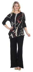 Jess & Jane Matilda V-Cut Tunic-SK5-1247