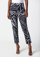 Joseph Ribkoff Geometric Print Silky Pull-On Pants-241271