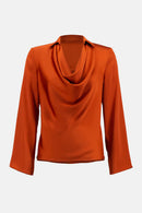 Joseph Ribkoff Tandoori Satin Top-233136