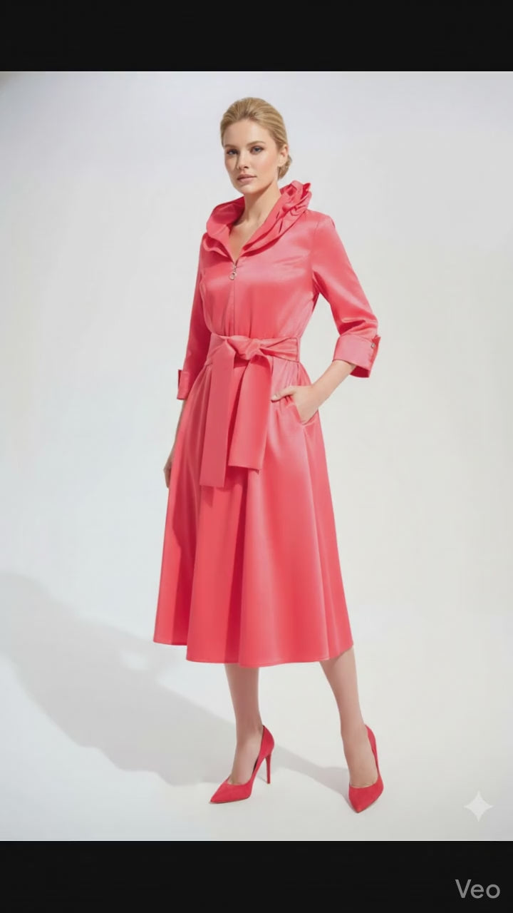 Joseph Ribkoff Signature| Stretch Taffeta Fit Dress-261719