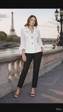 IC Collection Double Wire Collar Jacket-7697J