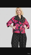 ALEMBIKA Cherie Cocktail Jacket, Pink Floral-EJ703F