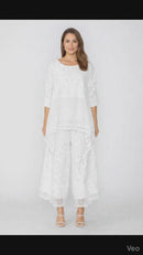 IC Collection Mesh Hem Tunic-7798T