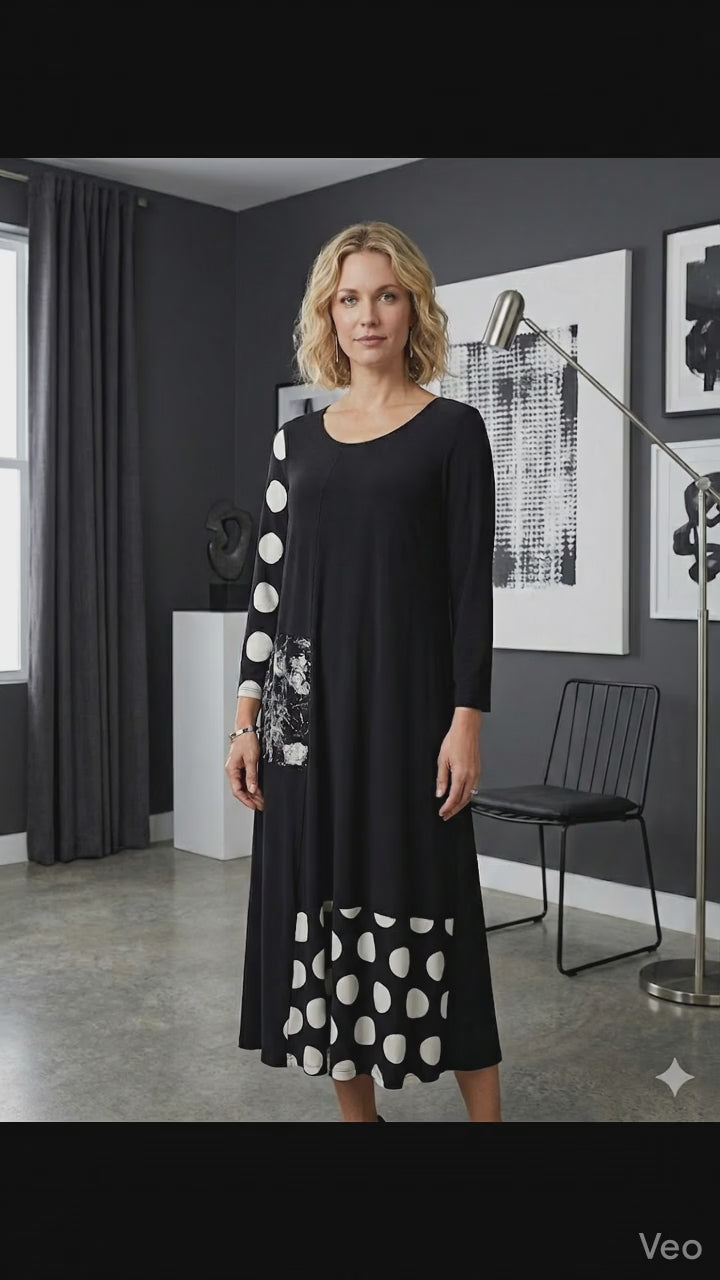 Alembika Abstract Elegance Dress-SD647B