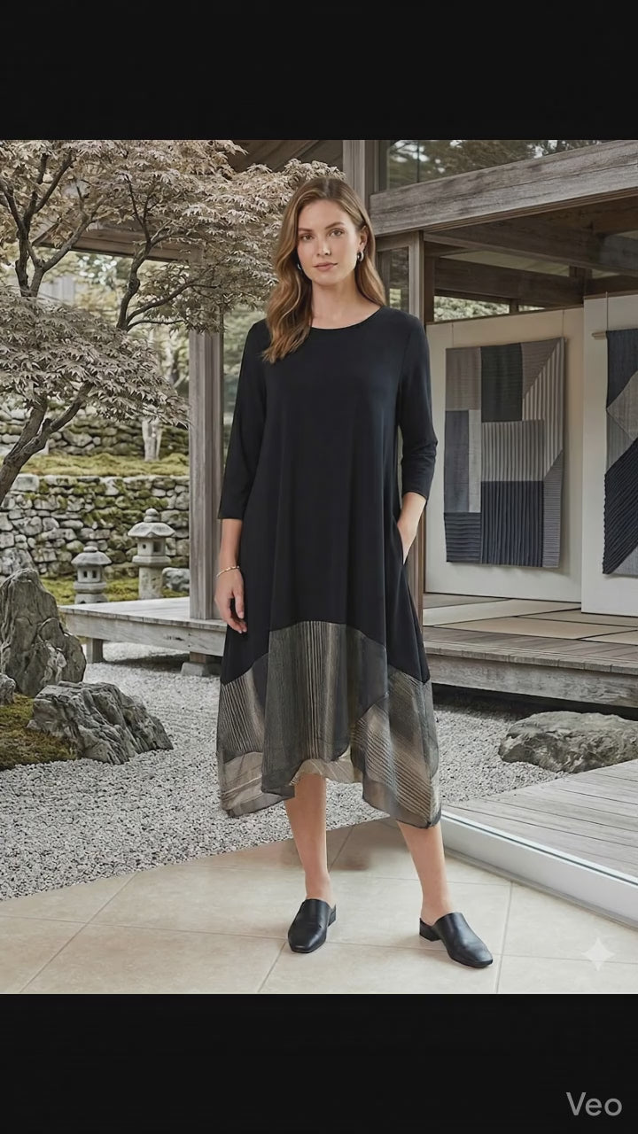 Alembika Modern Asymmetrical Dress-ED404