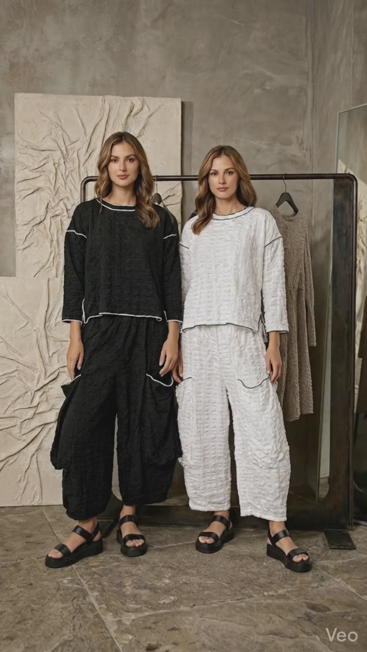 IC Collection Bubble Check Pant-C1122P