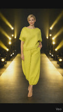 IC Collection Button Detail Dolman Top-7693T