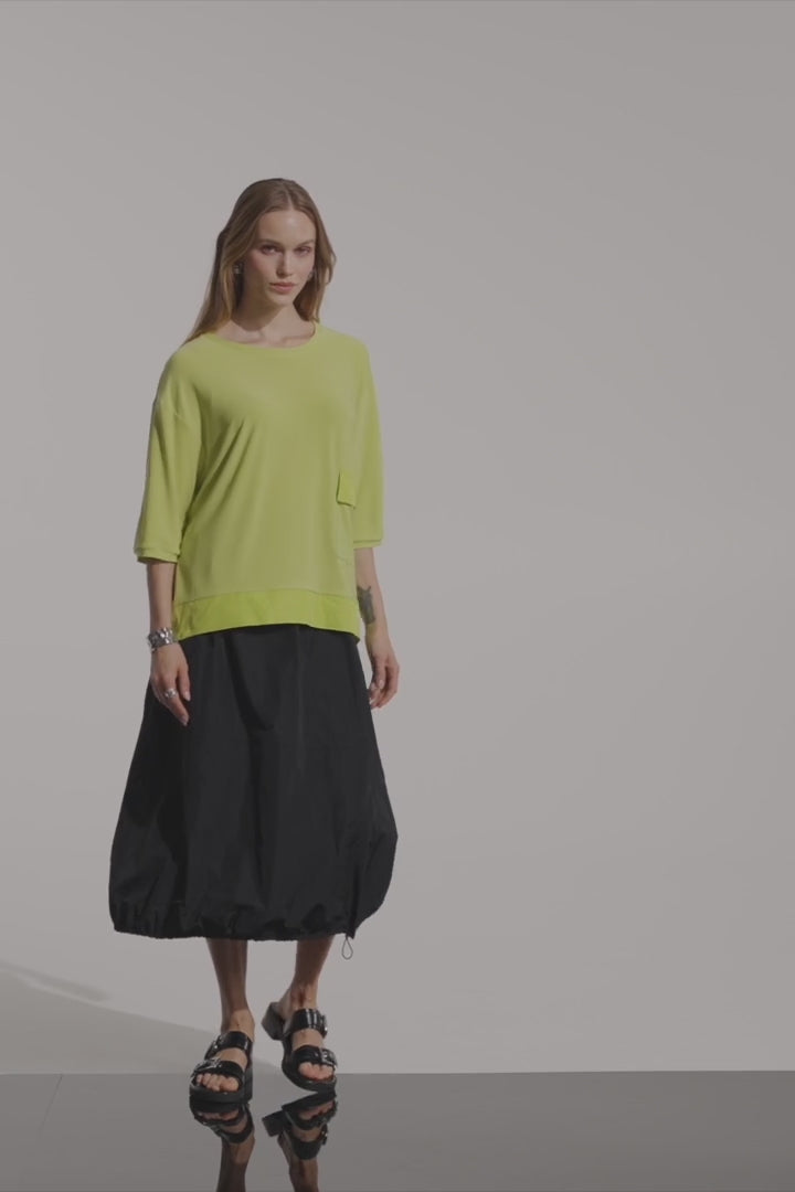 Joseph Ribkoff Silky Knit Boxy Tunic with Pockets-261632