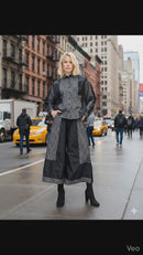 Alembika Tasset Wide Leg Pants, Iron-UP438I