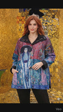 Oopera "Adele II" Reversible Art Raincoat-J2539RW-3