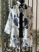 IC Collection Sheer Floral Jacket-IC-2277J
