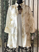 IC Collection Sheer Floral Jacket-IC-2277J